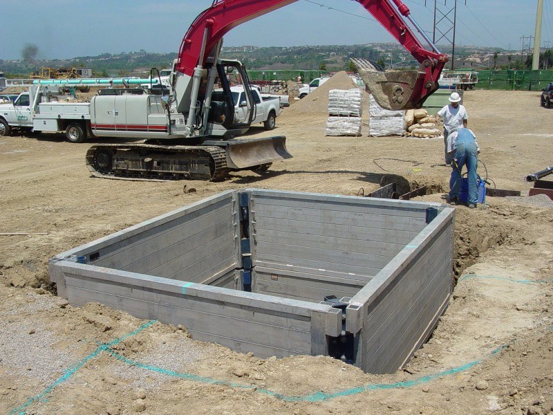 Aluminum Trench Shields GME